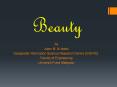 BEAUTY PowerPoint PPT Presentation