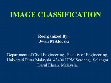 image classification presentation | free to download