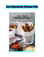 Easy Homemade Chicken Fries