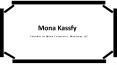 Mona Kassfy Canada - Goal-oriented Professional PowerPoint PPT Presentation