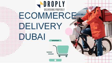 ECommerce Delivery Dubai