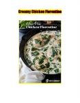 Creamy Chicken Florentine PowerPoint PPT Presentation