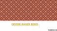 Custom  Mailer Boxes PowerPoint PPT Presentation