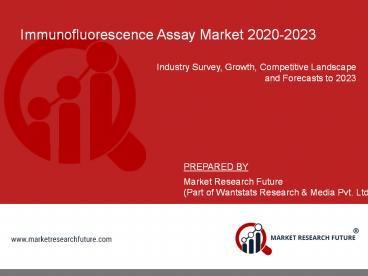 Immunofluorescence Assay Market