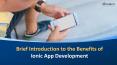 Brief Introduction to the Benefits of Ionic App Development PowerPoint PPT Presentation