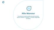 Allie Mansour - Consultant principal en gestion de projet