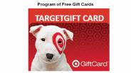 Program of Free Gift Cards