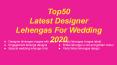Designer Wedding Lehenga 2020 PowerPoint PPT Presentation