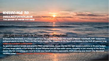 Ocean City Vacation Rental Website Design (1)