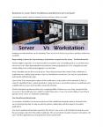 Workstation Vs. Server: What Is The Difference And Which One Suits Your Needs? PowerPoint PPT Presentation