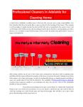 Professional Cleaners In Adelaide for Cleaning Home PowerPoint PPT Presentation