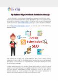 Top Dofollow High DA Article Submission Sites List PowerPoint PPT Presentation