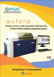 Fully automatic biochemistry analyser | Finova healthcare