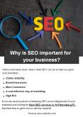 Why is SEO important for your business? PowerPoint PPT Presentation