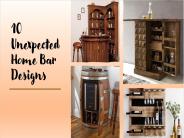 10 Unexpected Home Bar Designs