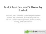 Best School Payment Software by EduTrak