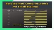 Best Workers Comp Insurance For Small Business