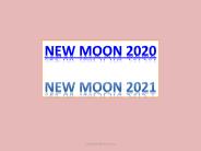 Next New Moon Dates 2021