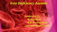 Iron deficiency anemia