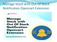 Out Of Stock Notification Opencart Extension PowerPoint PPT Presentation