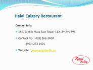 Halal Calgary Restaurants