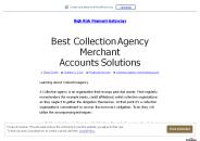 Best Collection Agency Merchant Accounts Solutions