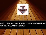 Why Choose 212 Carpet for Commercial Carpet Cleaning in NYC?