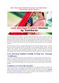Love Marriage Problem Solution by Vashikaran - Astrologer Naksh Shastri PowerPoint PPT Presentation
