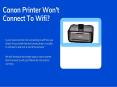 Resolve Canon Printer Won’t Connect To Wifi Error PowerPoint PPT Presentation