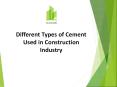 Different Types of Cement Used in home Construction PowerPoint PPT Presentation