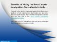 Benefits of Hiring the Best Canada Immigration Consultants in India PowerPoint PPT Presentation