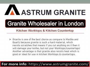 Granite Wholesaler in London