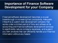 Financial Software Development
