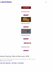 Online rummy sites in India