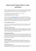 Best Guest Posting Site in india PowerPoint PPT Presentation