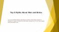 Top 5 Myths About Men and Botox PowerPoint PPT Presentation