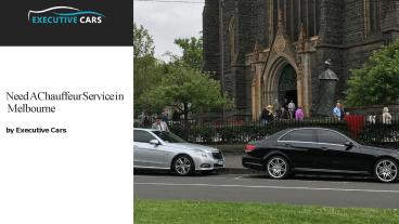 Hire Ballarat chauffeur Services at affordable Price