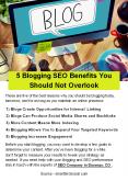 5 Blogging SEO Benefits You Should Not Overlook PowerPoint PPT Presentation