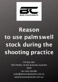 Reason to use palm swell stock during the shooting practice