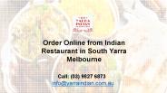 Order Online from Indian Restaurant in Melbourne