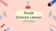 Social  Science Lesson for students