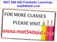 MAT 540 AID Fantastic Learning--mat540aid.com PowerPoint PPT Presentation