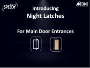 Ozone Night Latch Locks For Internal Doors