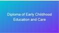 Diploma In Childcare Adelaide PowerPoint PPT Presentation
