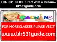 LDR 531 GUIDE Start With a Dream--ldr531guide.com PowerPoint PPT Presentation