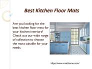 Best Kitchen Floor Mats