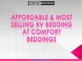 Affordable & Most Selling RV Bedding at Comfort Beddings PowerPoint PPT Presentation