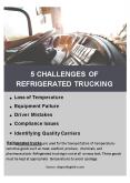 5 Challenges of Refrigerated Trucking PowerPoint PPT Presentation