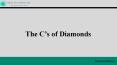 The Cs of Diamonds PowerPoint PPT Presentation