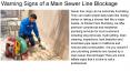 Warning Signs of a Main Sewer Line Blockage by Rooter Hero Plumbing Team PowerPoint PPT Presentation